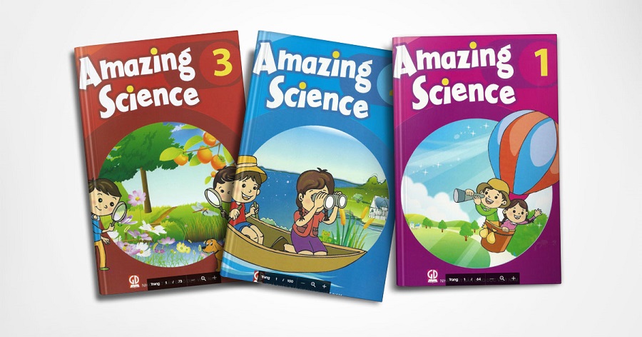 Amazing Science 1,2,3 - Sách học tiếng Anh cho trẻ